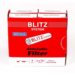 Blitz System 9mm Pipe Filters Pack of 40