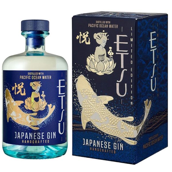 Etsu Handcrafted Japanese Gin Pacific Ocean Water 70cl