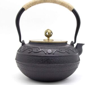 Cast Iron Teapot with Copper Lid 1.2L