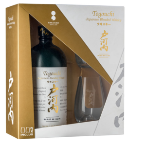 Togouchi Premium Whisky + 2 Glasses Gift Pack (40% ABV, 70cl)