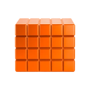 Colibri Heritage Cube Humidor - Orange