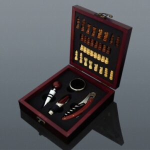 WINE SET 4 PIECES + CHESS