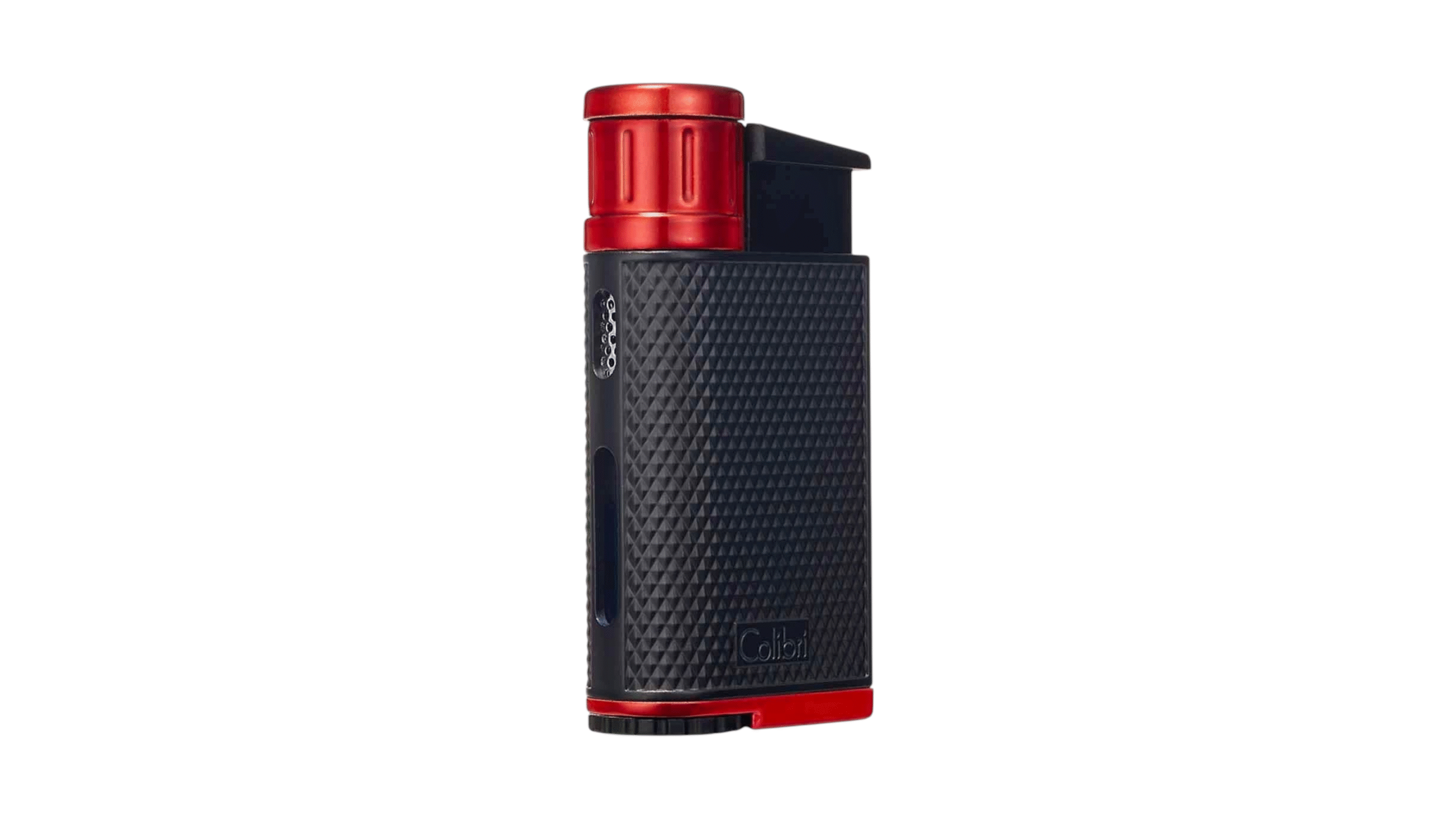 Colibri Evo Single-Jet Lighter, Black + Red