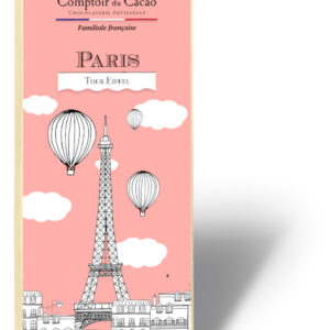 Comptoir du Cacao - Dark chocolate bar - Paris monuments, Eiffel 80g
