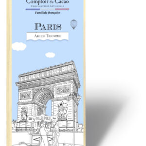 Comptoir du Cacao Dark chocolate bar - ? Paris monuments, Arc de Triomphe? 80g