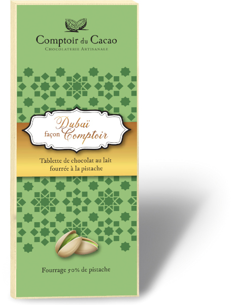 Comptoir du Cacao Dubai Milk Chocolate 100g