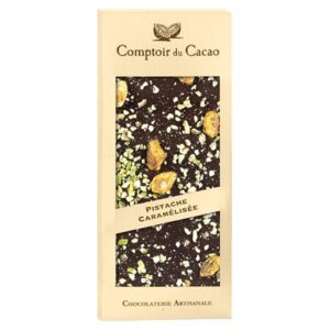 Comptoir du Cacao Gourmet bar Dark pistachios 90g