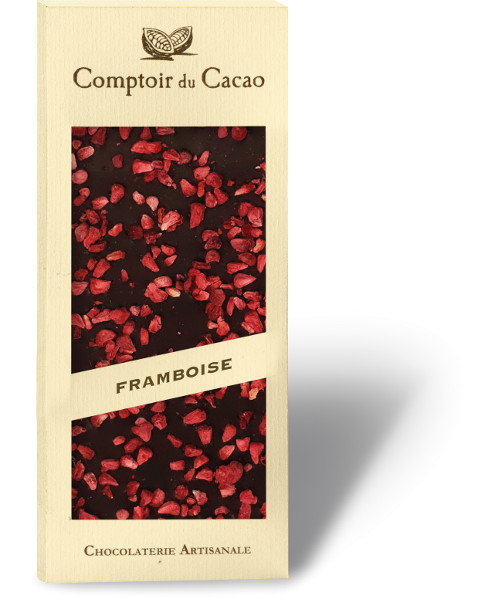 Comptoir du Cacao Gourmet Bar Dark Raspberry 90g