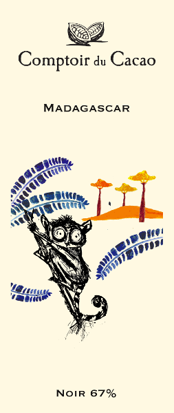 Comptoir du Cacao Dark chocolate bar 67 - Madagascar 80g