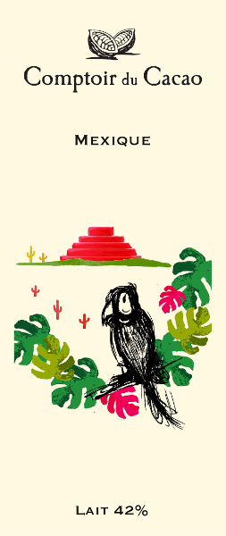 Comptoir du Cacao Milk chocolate bar 42 - Mexique 80g