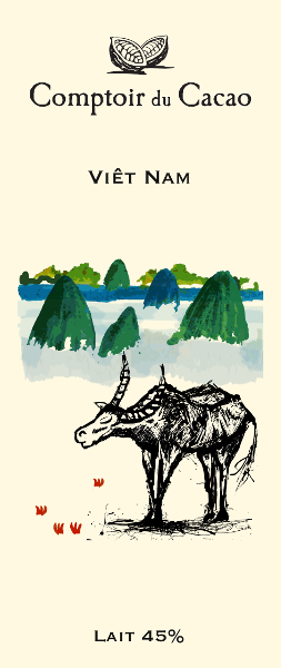 Comptoir du Cacao Milk chocolate bar 45 - Viet Nam 80g