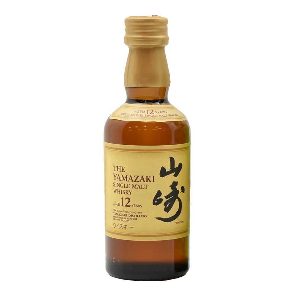 Yamazaki 12 Year Old Japanese Single Malt Whisky Miniature 5cl / 43%