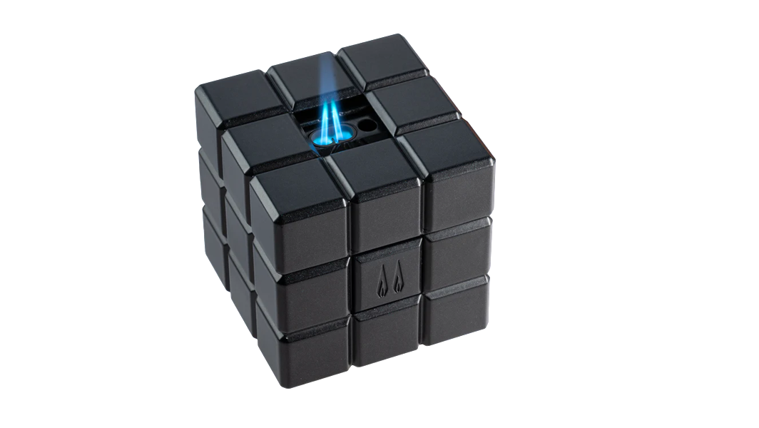 COLIBRI LIGHTER HERITAGE CUBE - BLACK